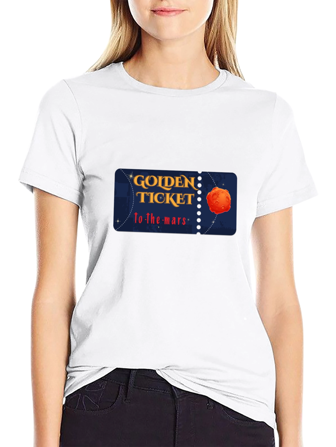Golden Ticket to Mars T-Shirt