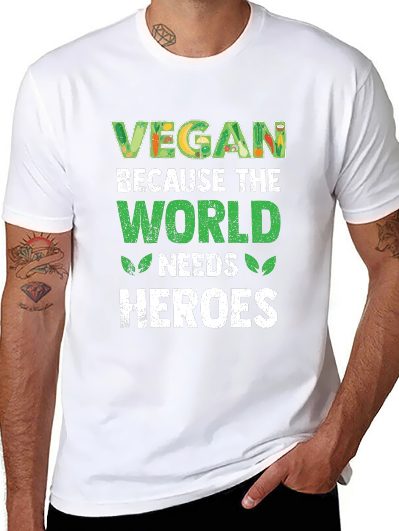 Vegan Heroes T-Shirt - Plant Based Style
