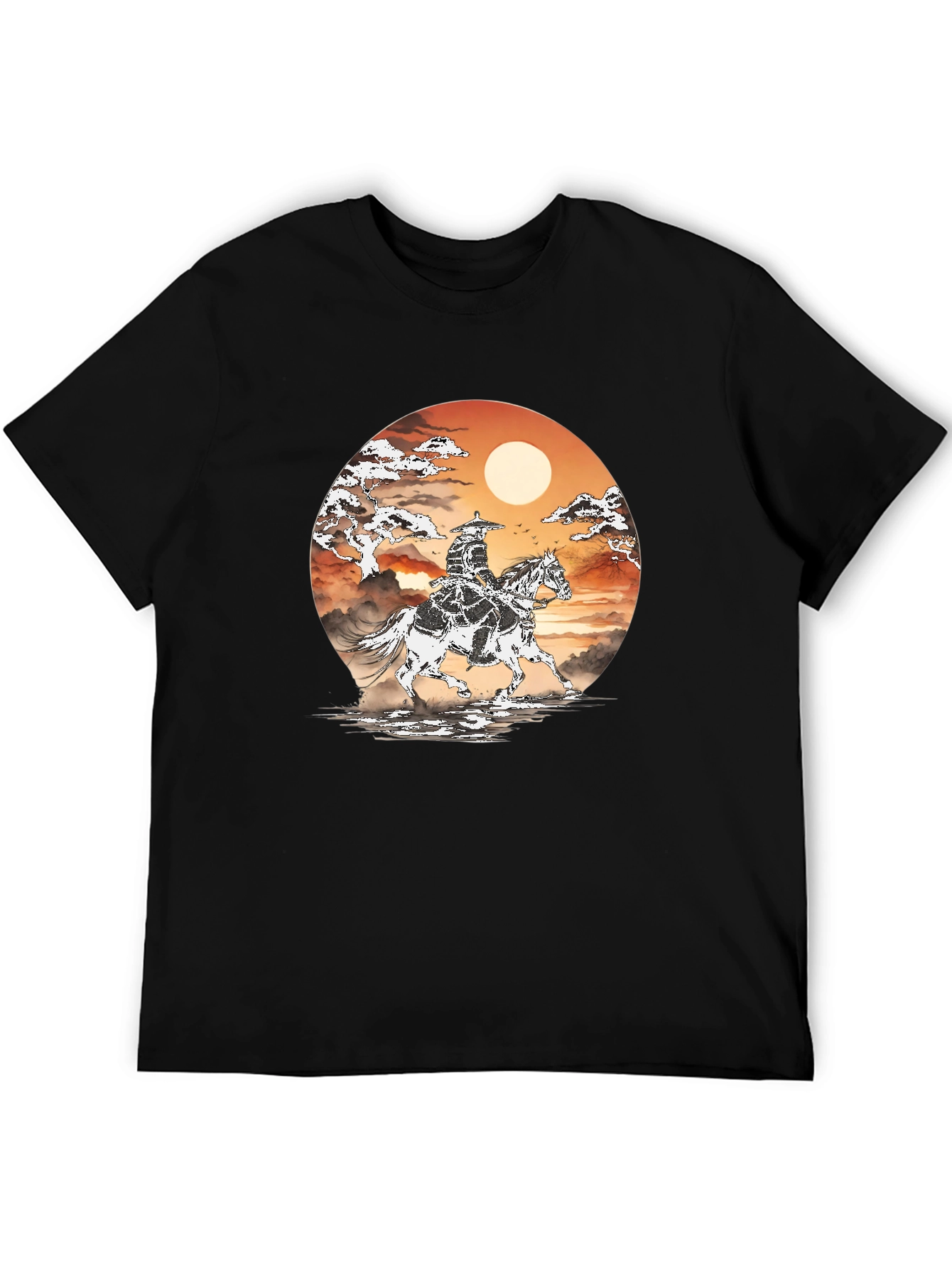 Samurai Horse Rider Graphic T-Shirt