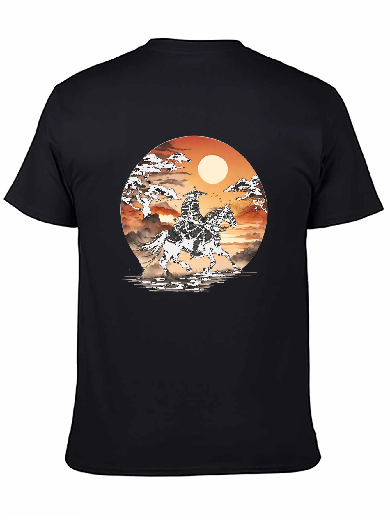 Samurai Horse Rider Graphic T-Shirt