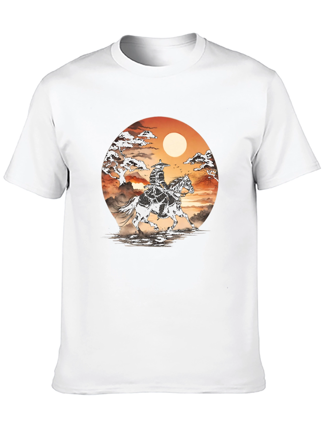 Samurai Horse Rider Graphic T-Shirt