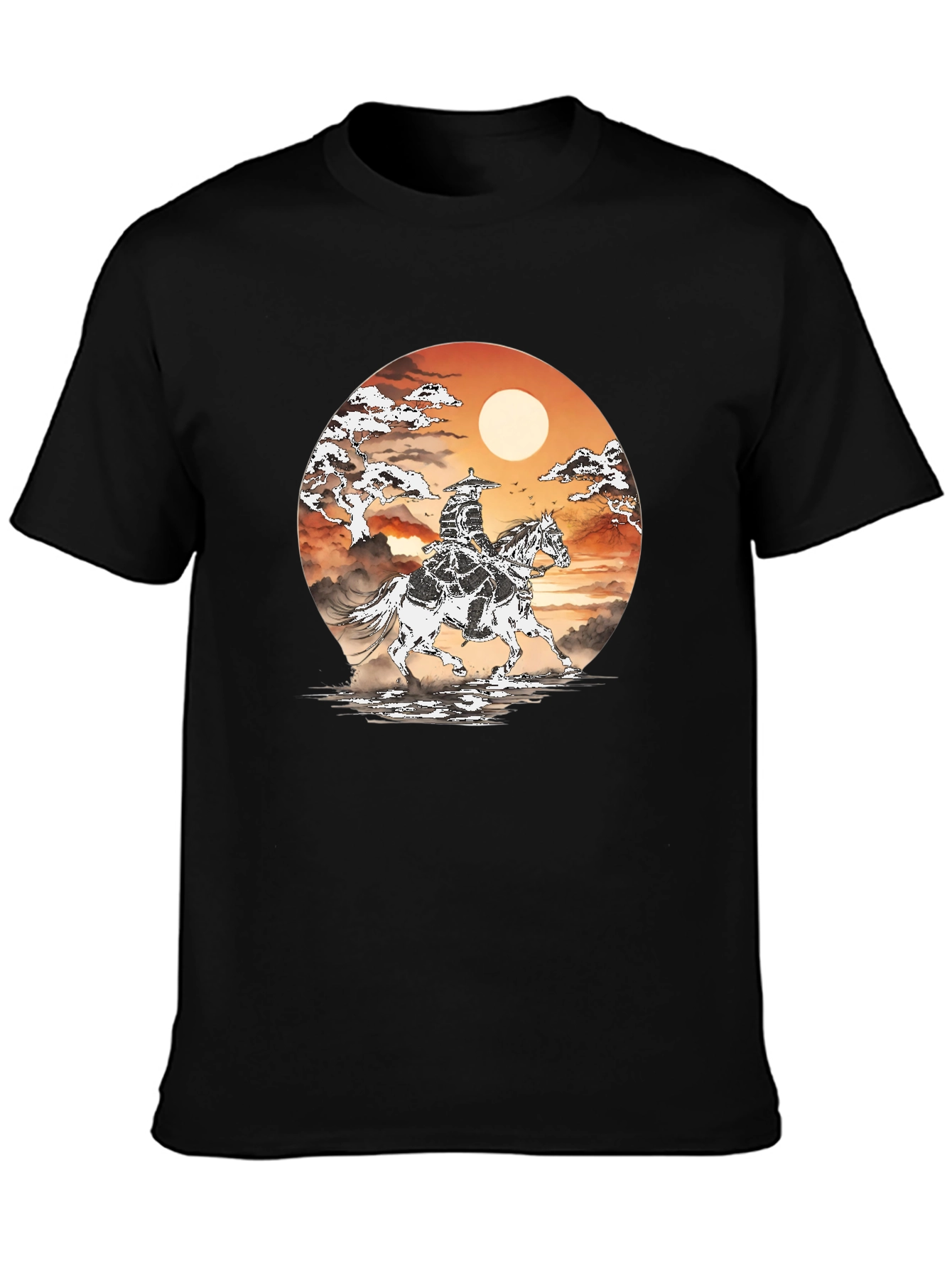 Samurai Horse Rider Graphic T-Shirt