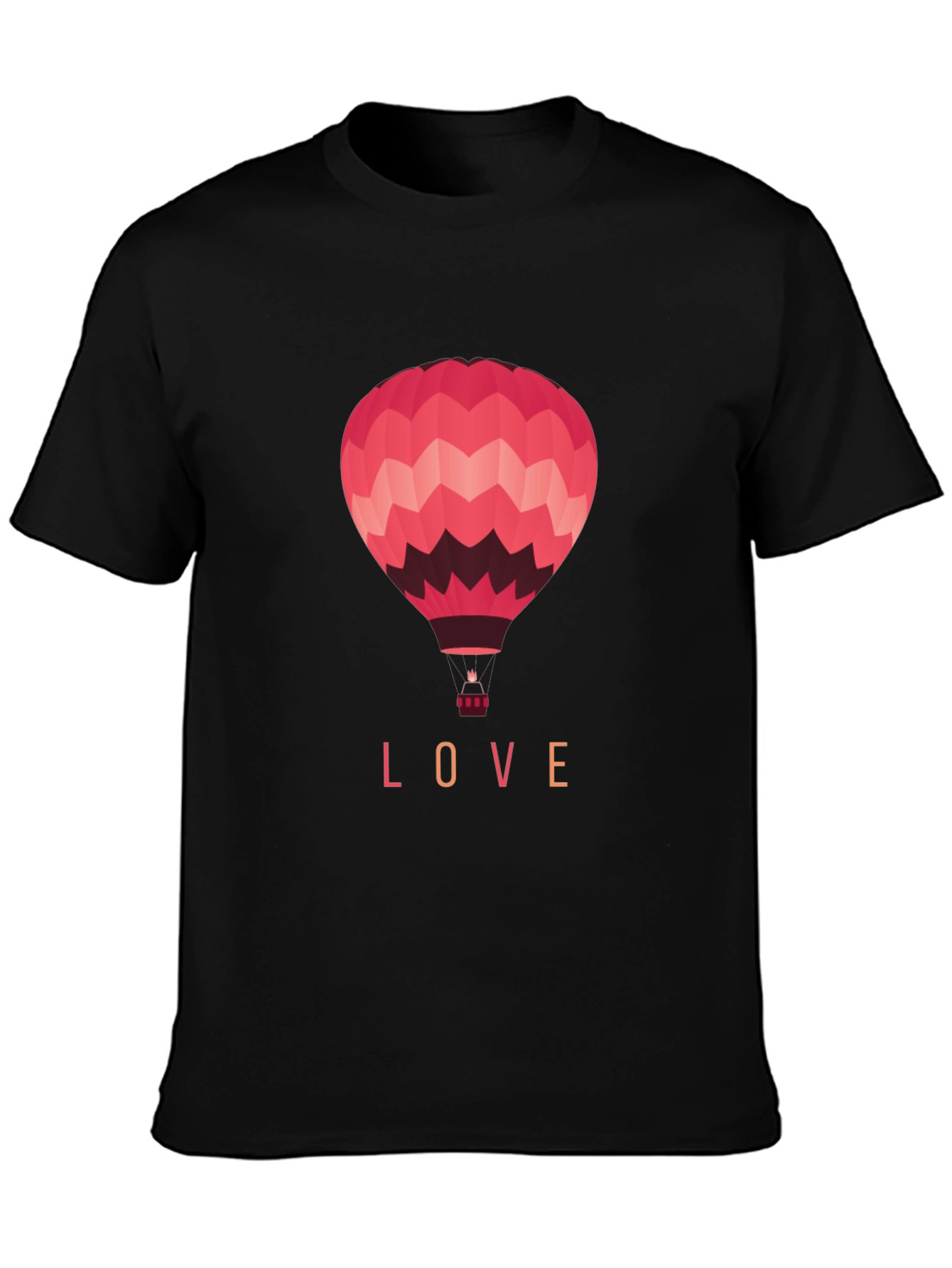Love Hot Air Balloon Graphic Tee