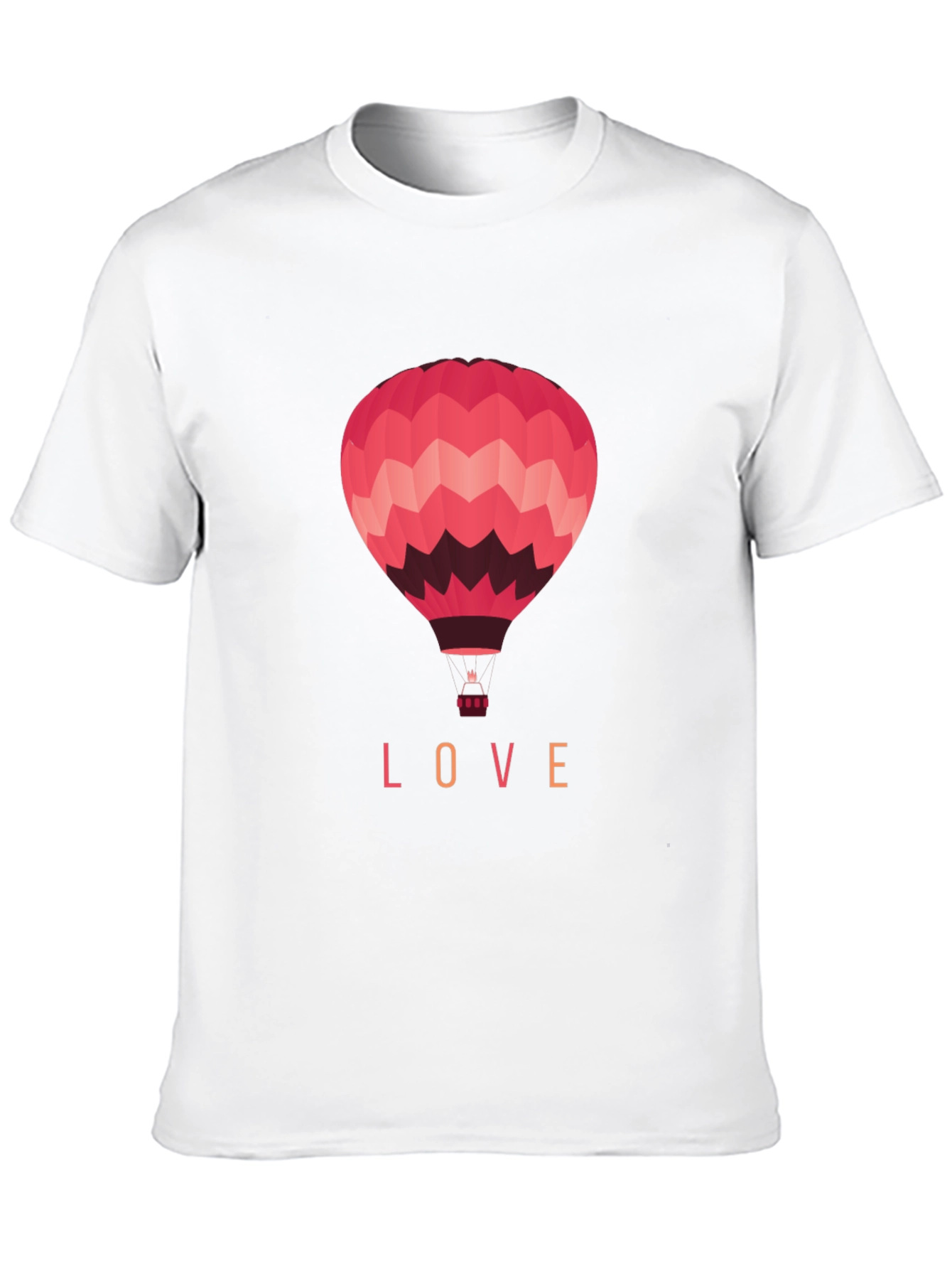 Love Hot Air Balloon Graphic Tee