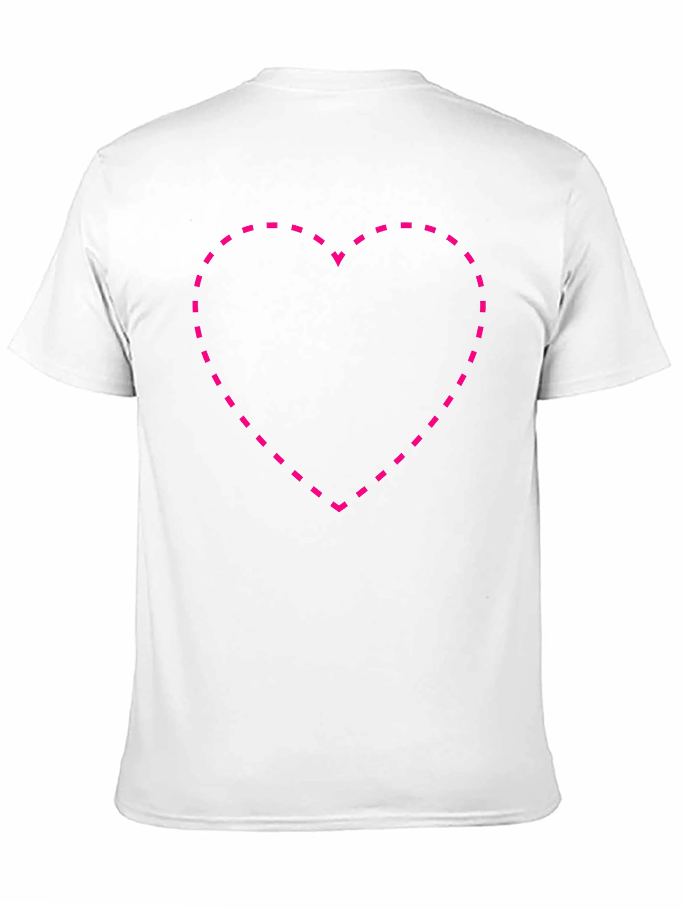 Dotted Heart Tee - Stylish Graphic T-Shirt