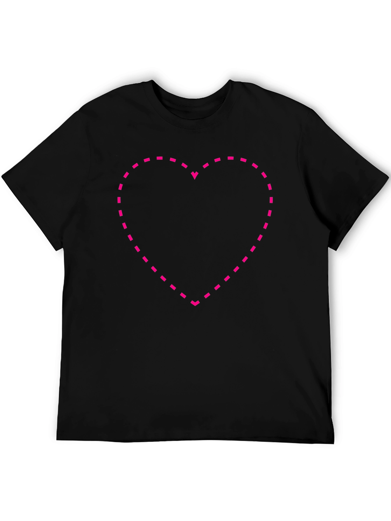 Dotted Heart Tee - Stylish Graphic T-Shirt