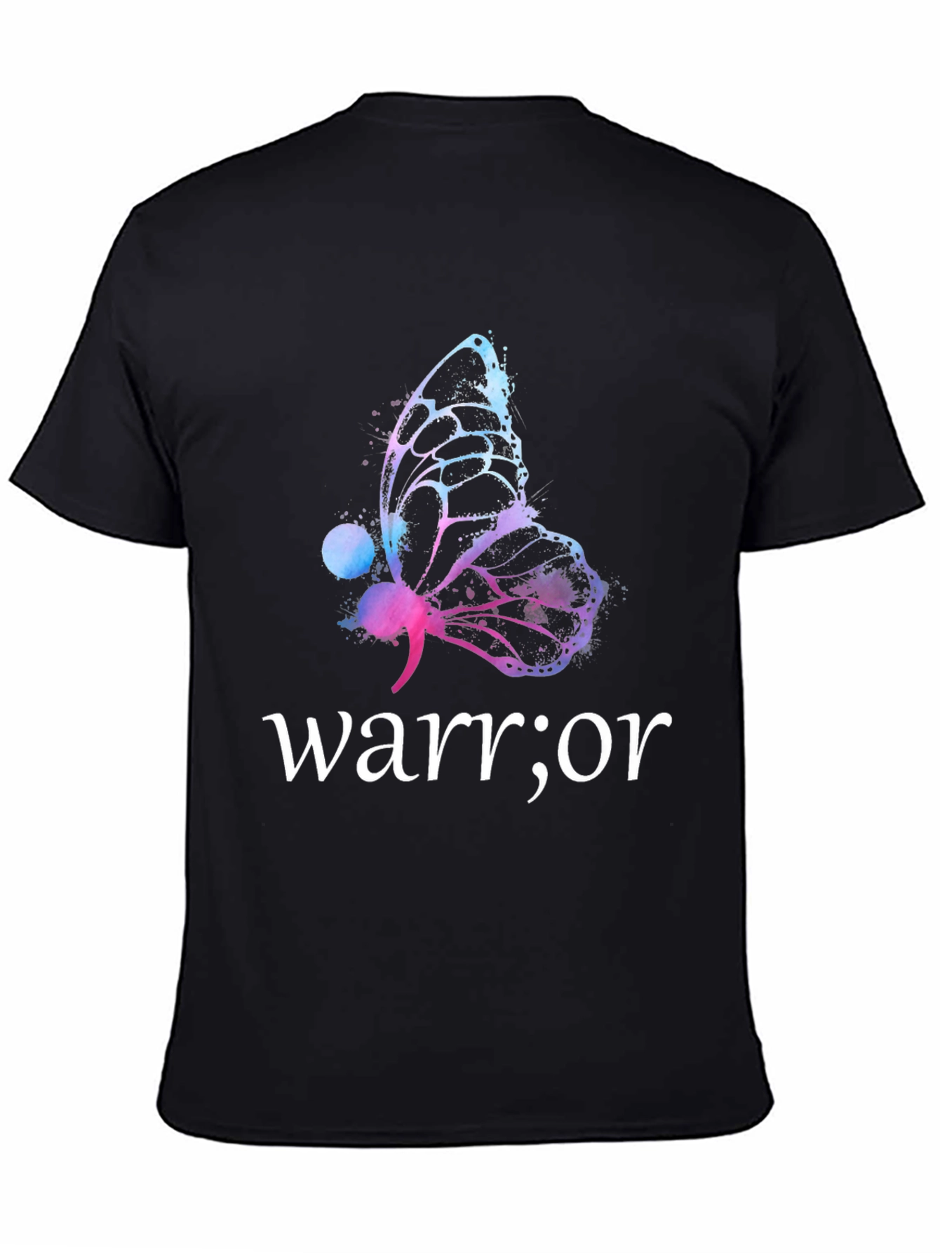 Warrior Butterfly Graphic T-Shirt - Motivational Tee