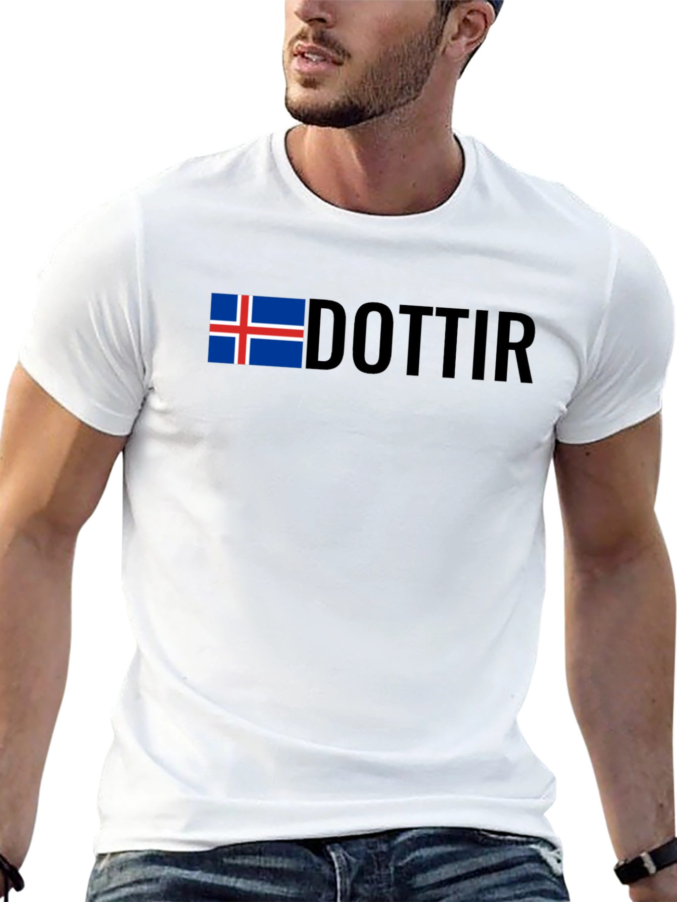 Icelandic Dottir T-Shirt - Black Pride Tee