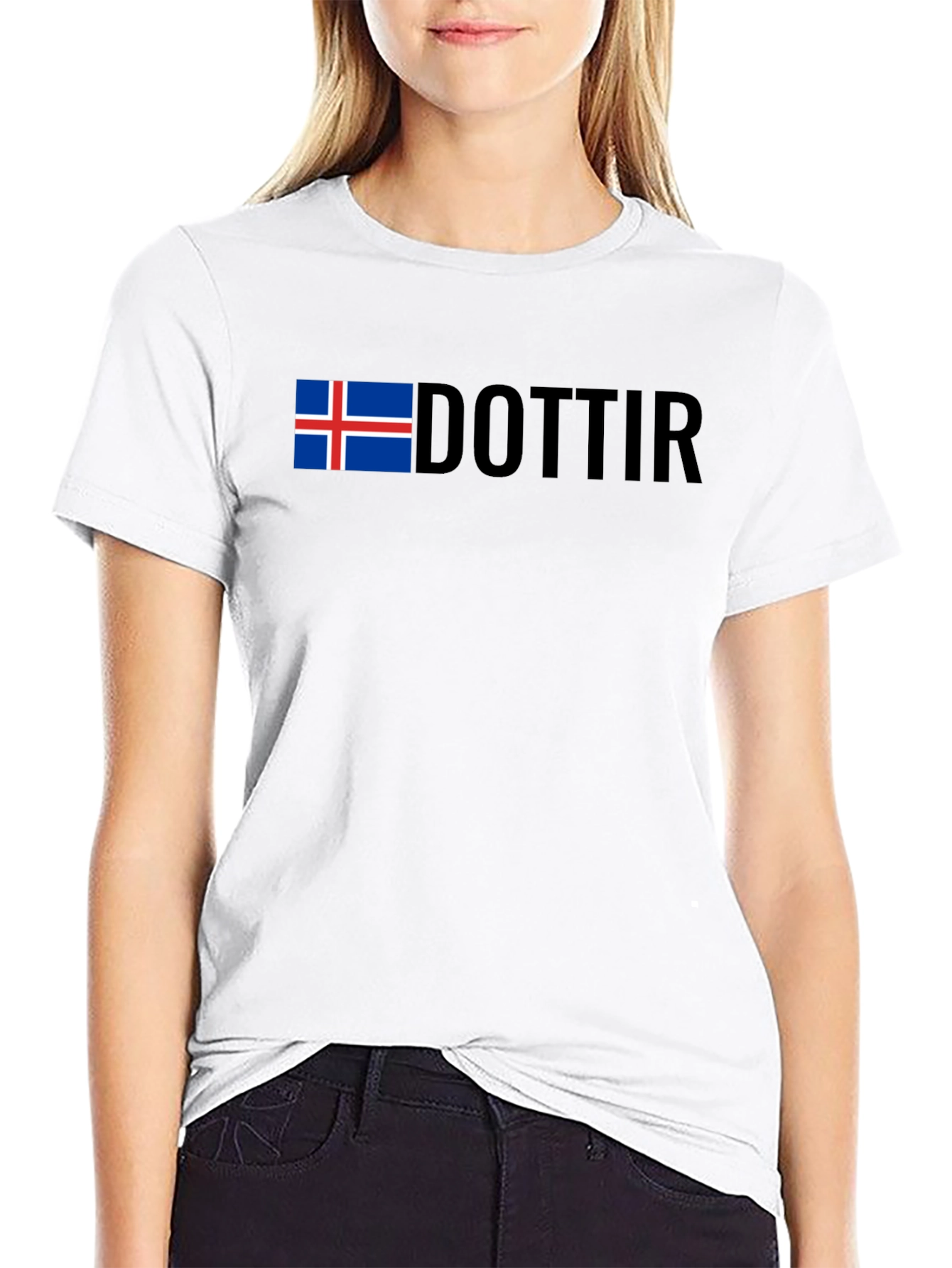 Icelandic Dottir T-Shirt - Black Pride Tee