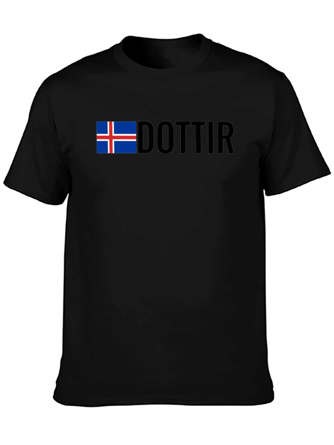 Icelandic Dottir T-Shirt - Black Pride Tee