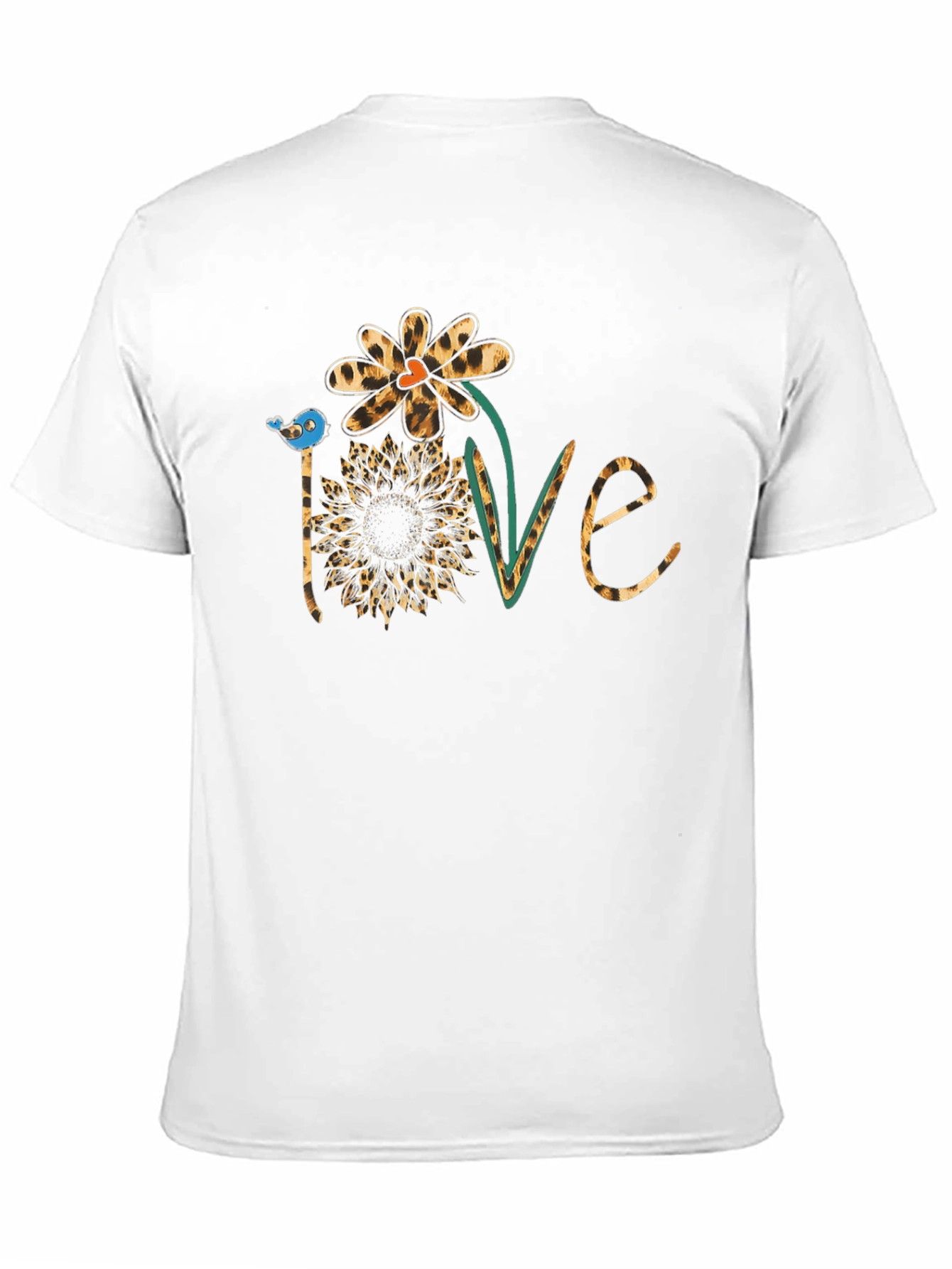 Floral Love Graphic Tee - Black