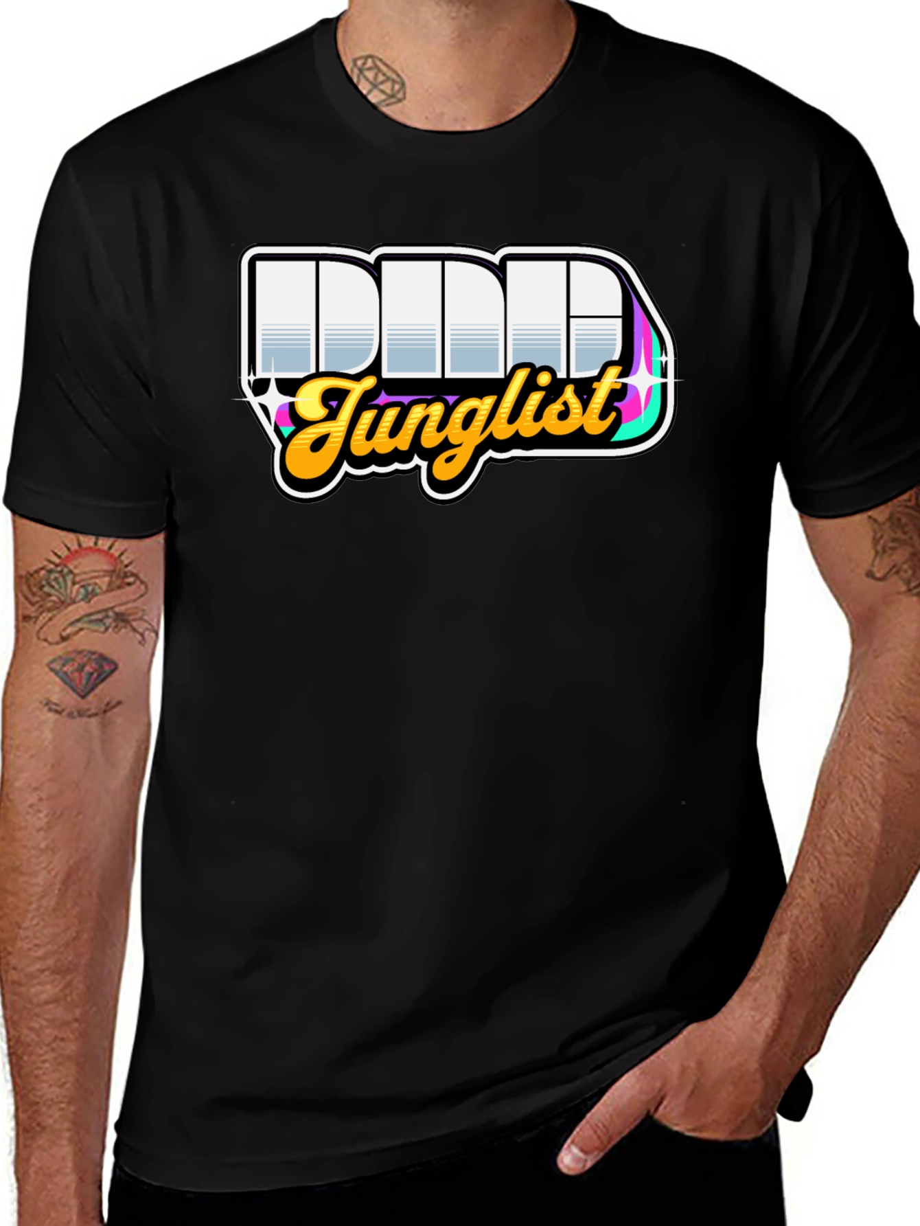 DDD Junglist Graphic Tee - Retro Style