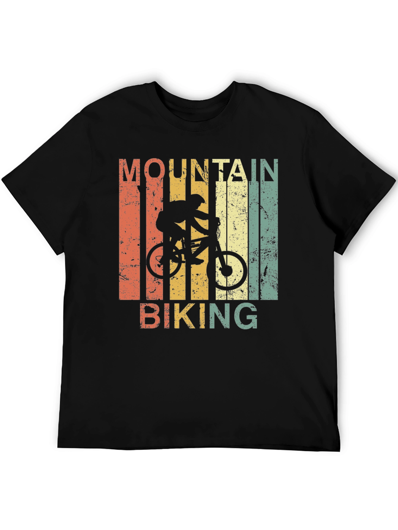 Mountain Biking Retro T-Shirt