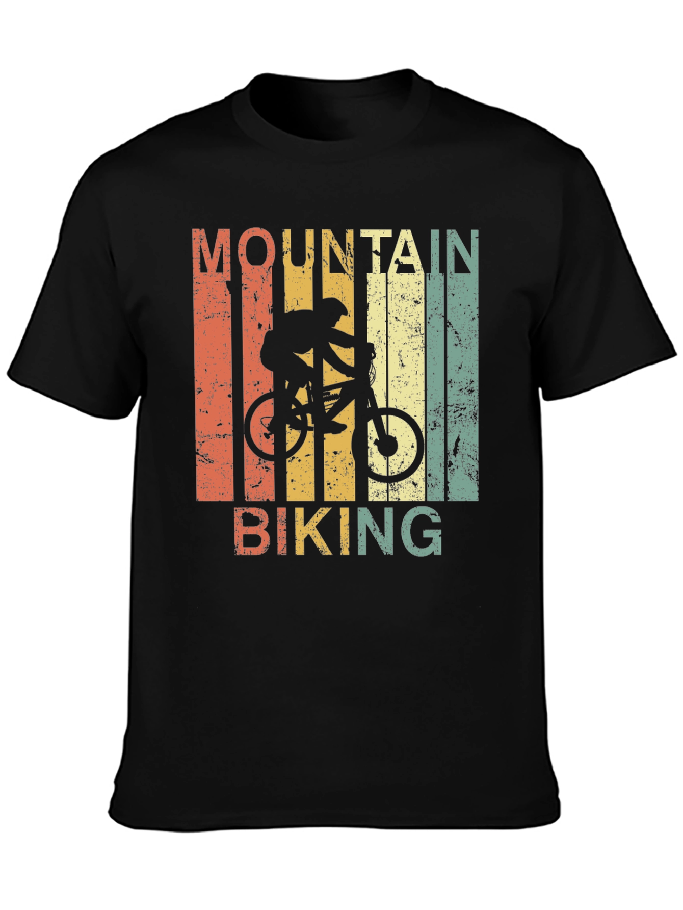 Mountain Biking Retro T-Shirt