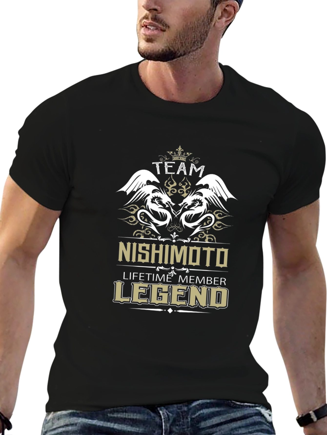 Nishimoto Legend Team Black Graphic T-Shirt