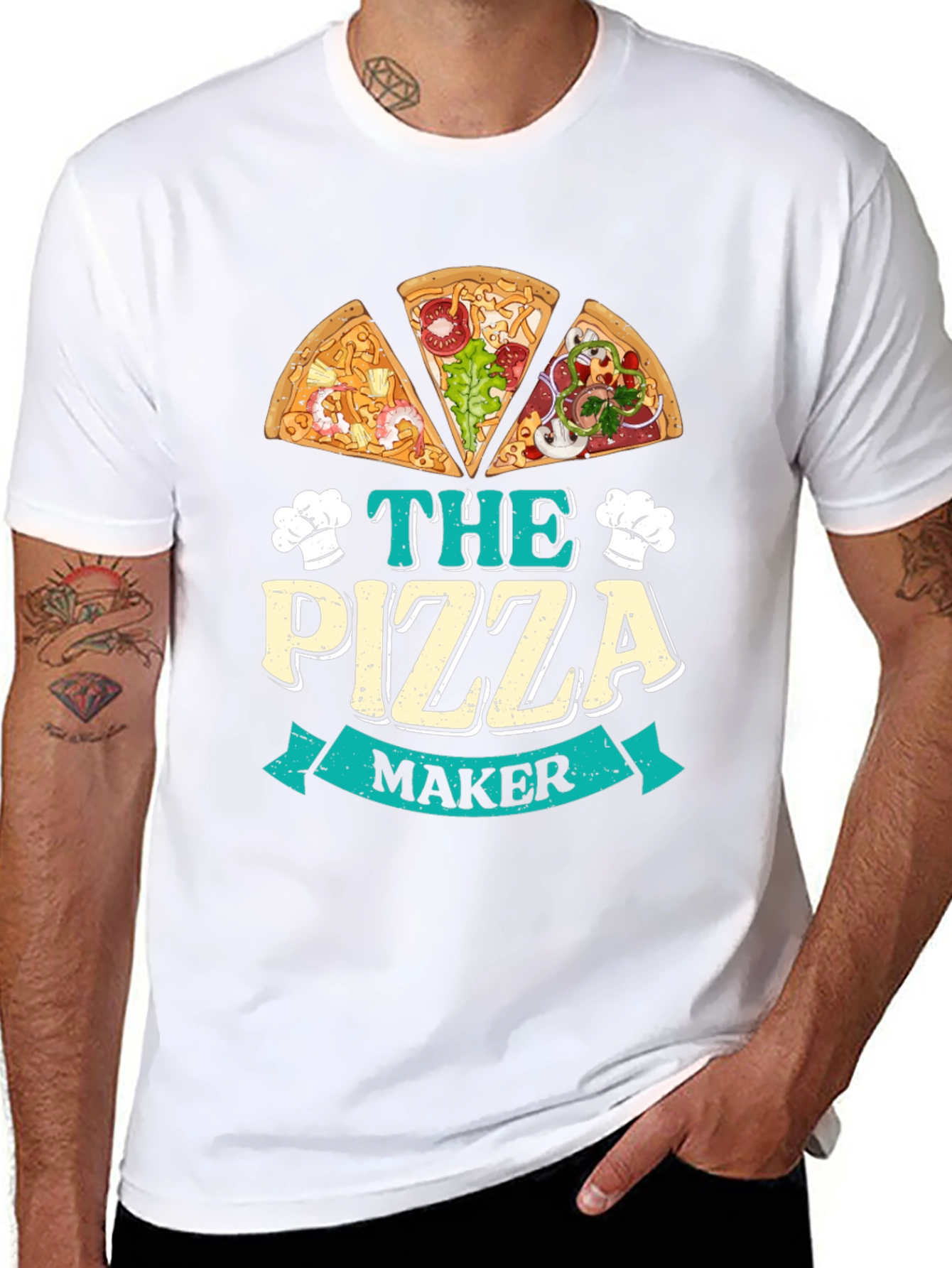 The Pizza Maker Graphic Tee Pizza Lover T-Shirt