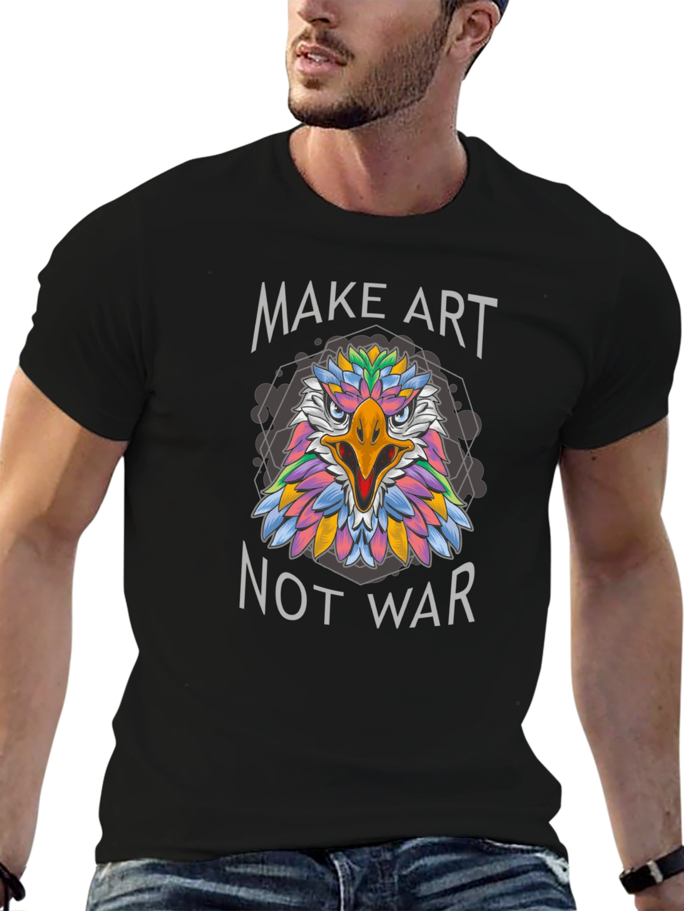 Make Art Not War Graphic Tee