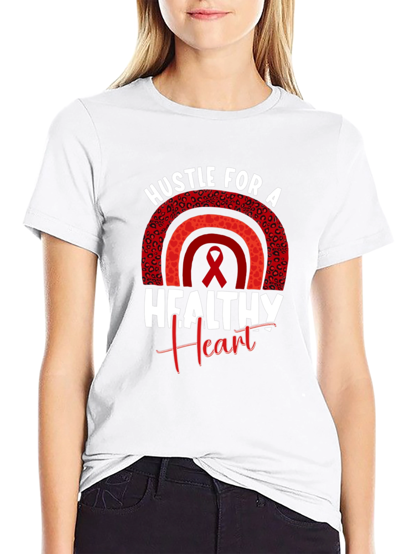 Hustle for a Healthy Heart Graphic Tee