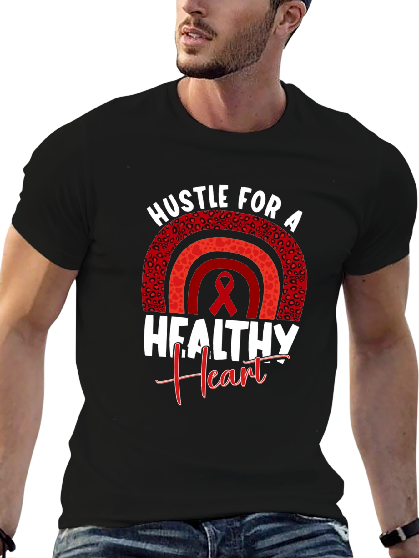 Hustle for a Healthy Heart Graphic Tee