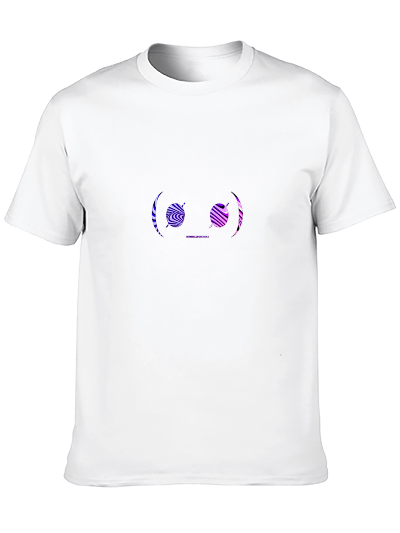 Abstract Face Graphic Tee - Black Unisex T-Shirt