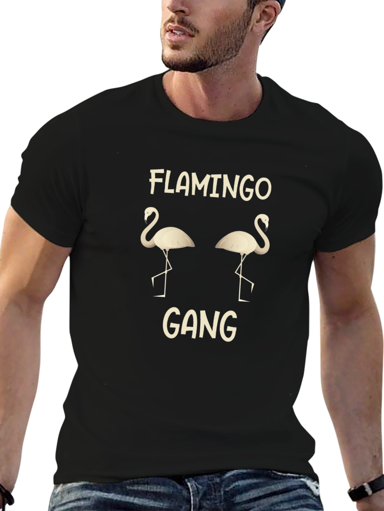Flamingo Gang T-Shirt - Novelty Tee