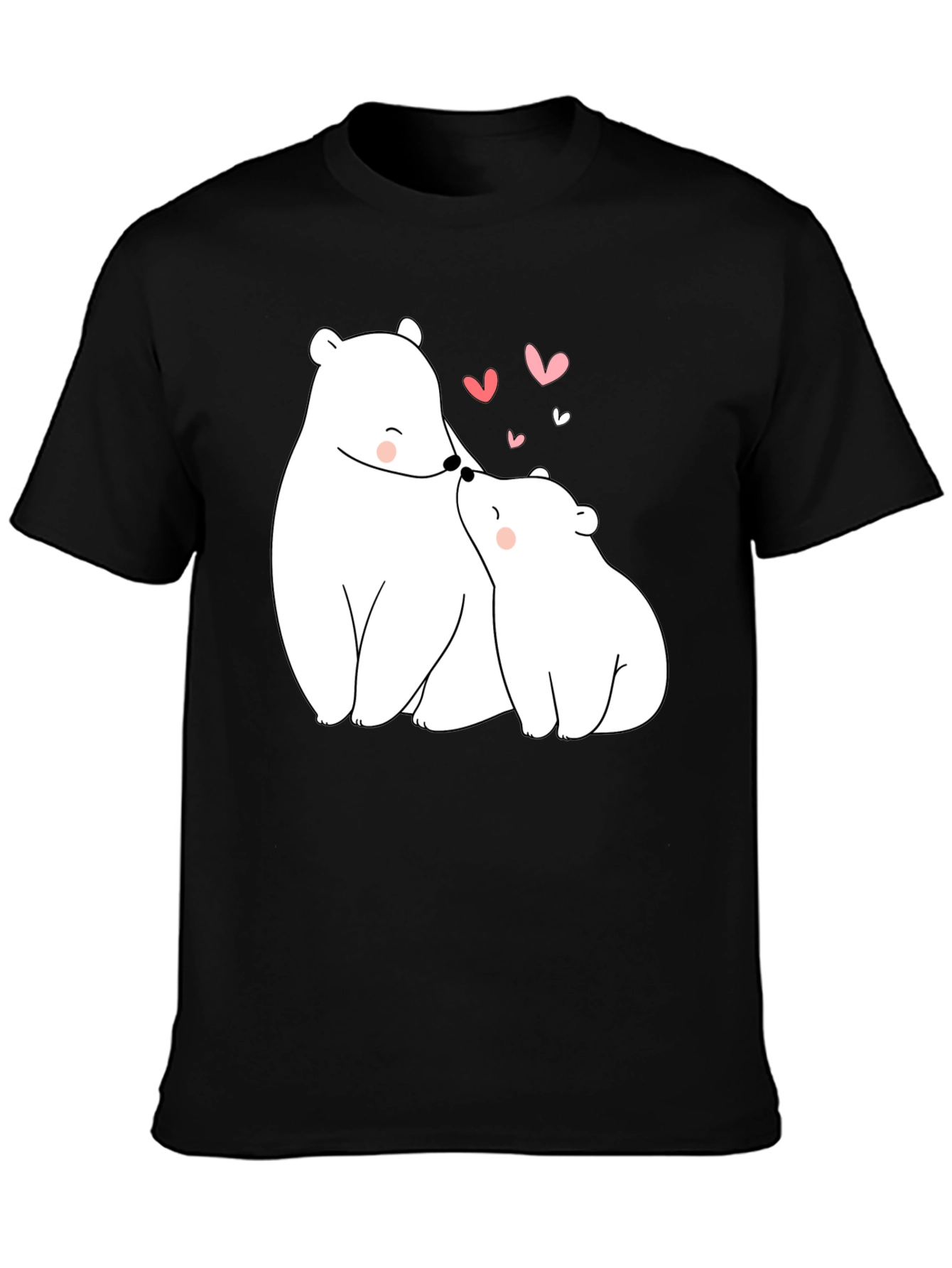 Bear Hugs Graphic Tee - Black Casual Shirt
