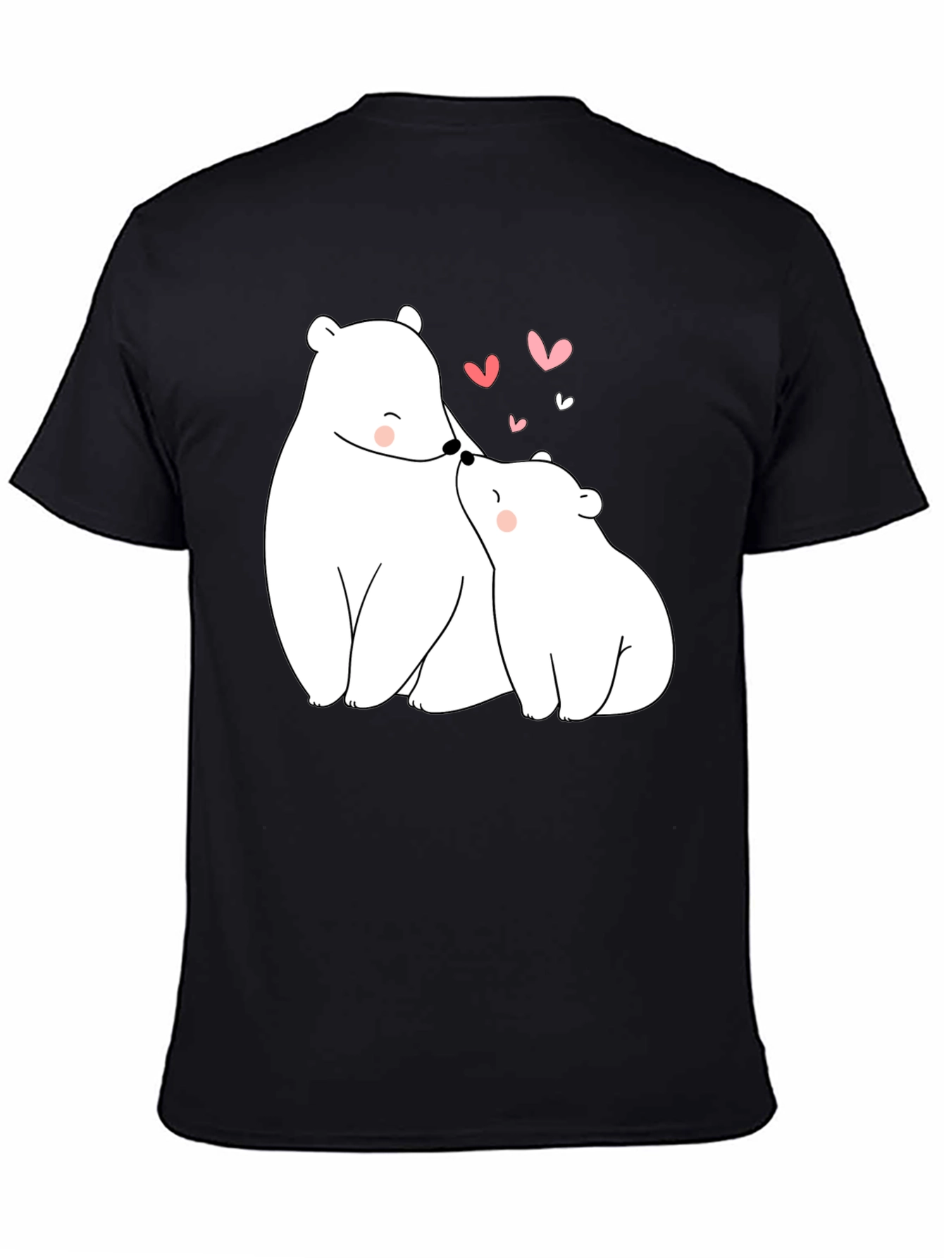 Bear Hugs Graphic Tee - Black Casual Shirt
