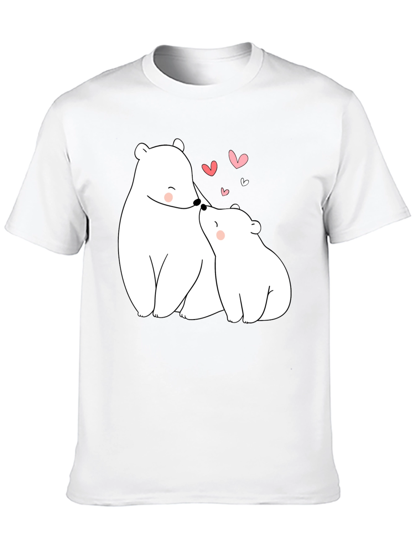 Bear Hugs Graphic Tee - Black Casual Shirt