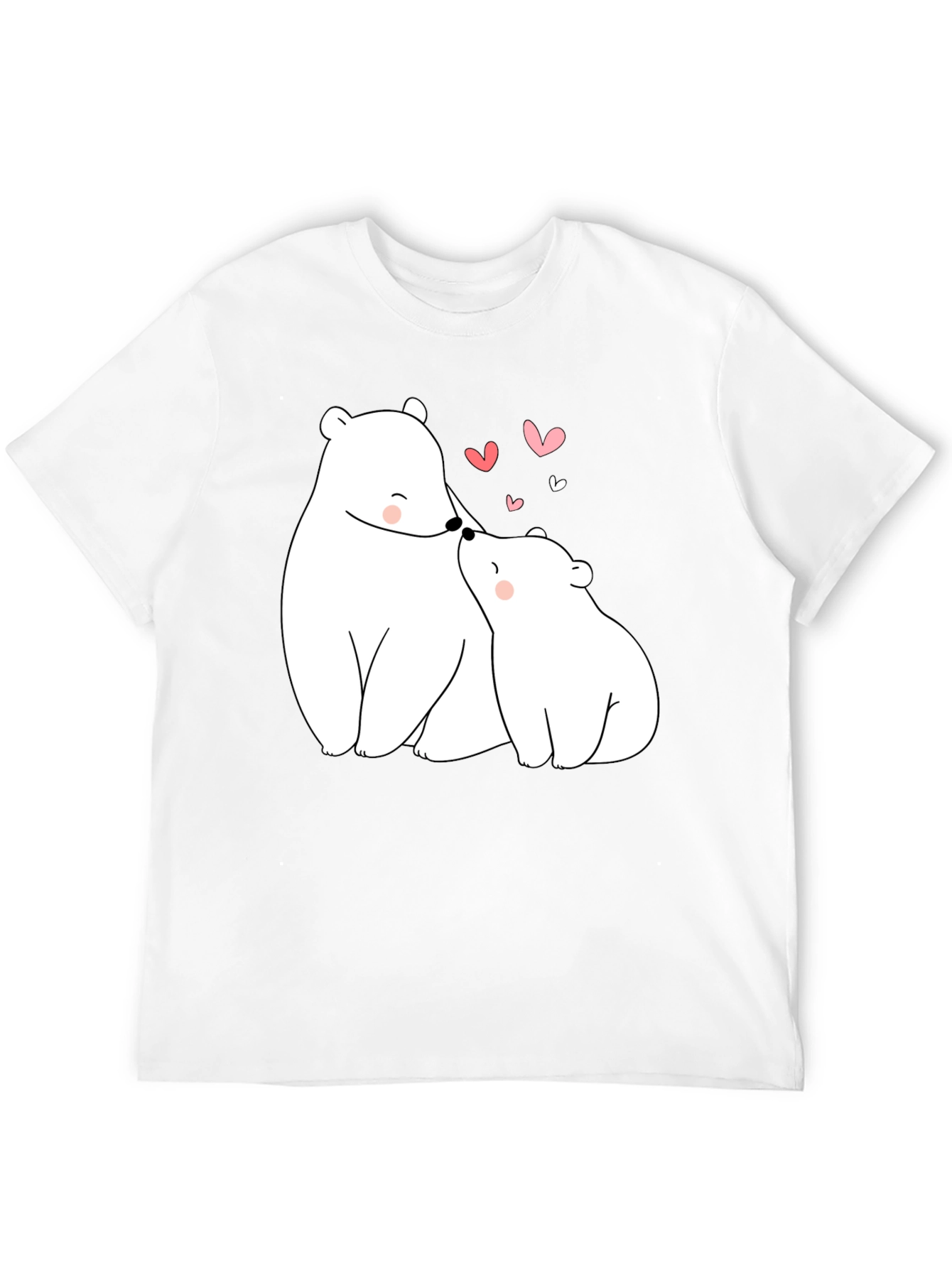 Bear Hugs Graphic Tee - Black Casual Shirt