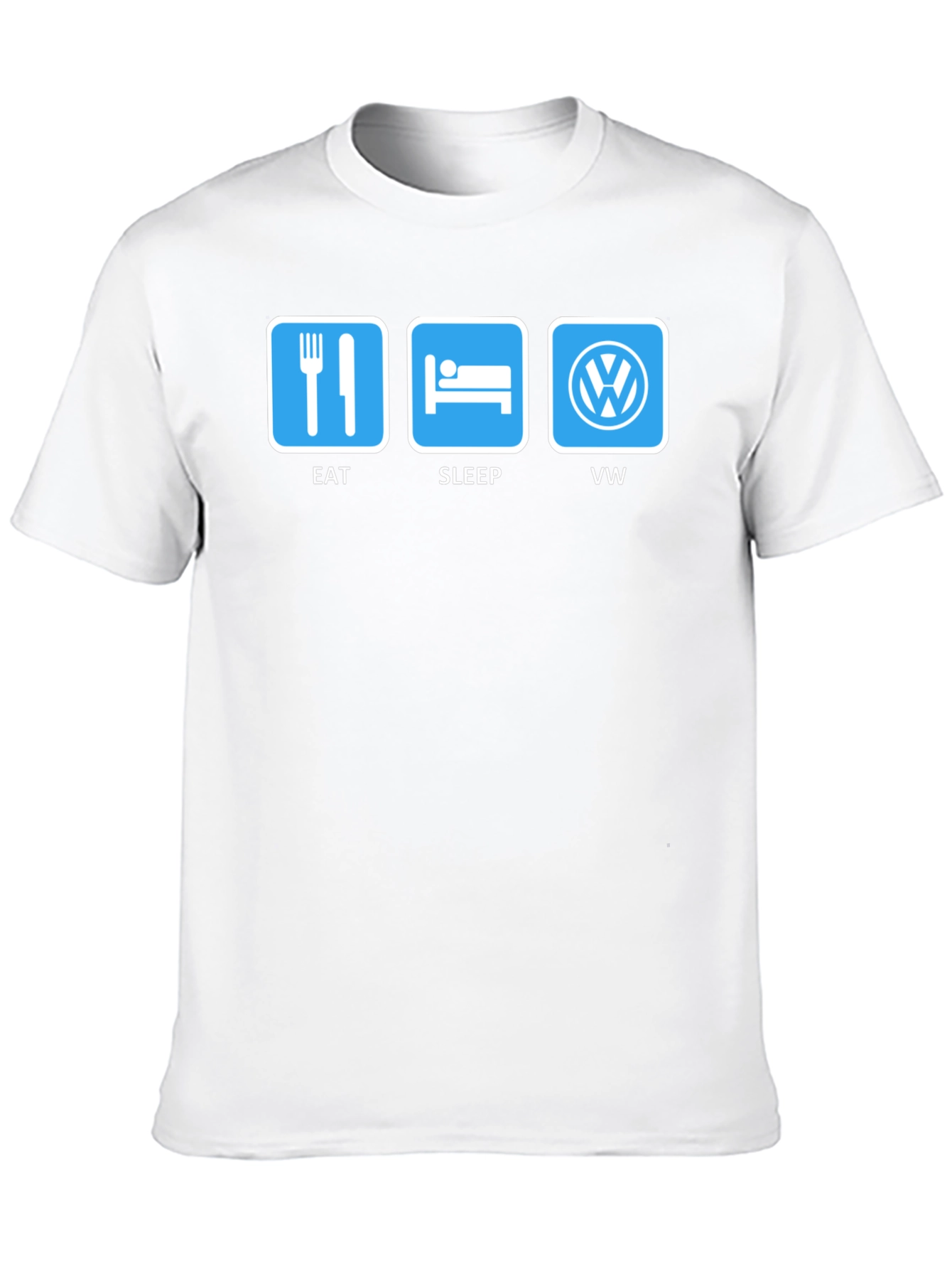 Eat Sleep VW T-Shirt - Car Enthusiast Tee