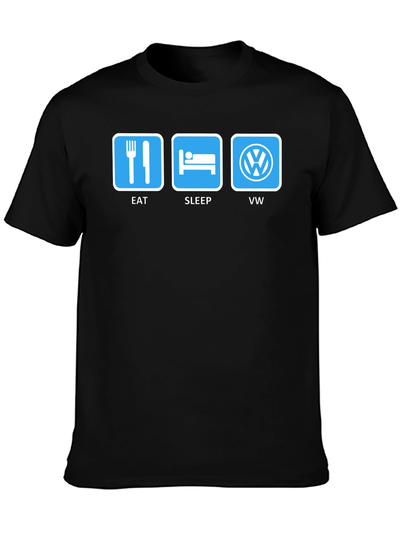 Eat Sleep VW T-Shirt - Car Enthusiast Tee