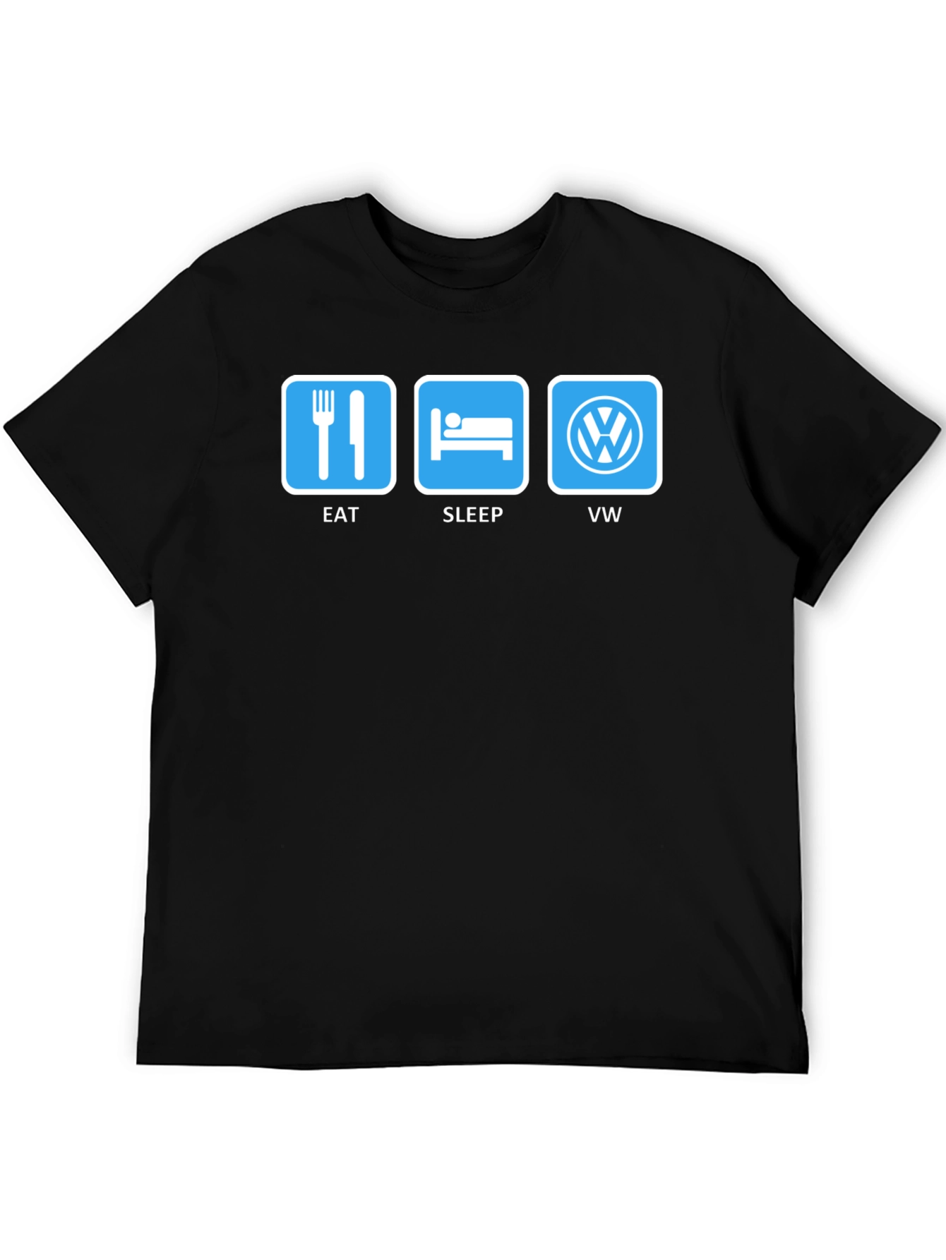 Eat Sleep VW T-Shirt - Car Enthusiast Tee