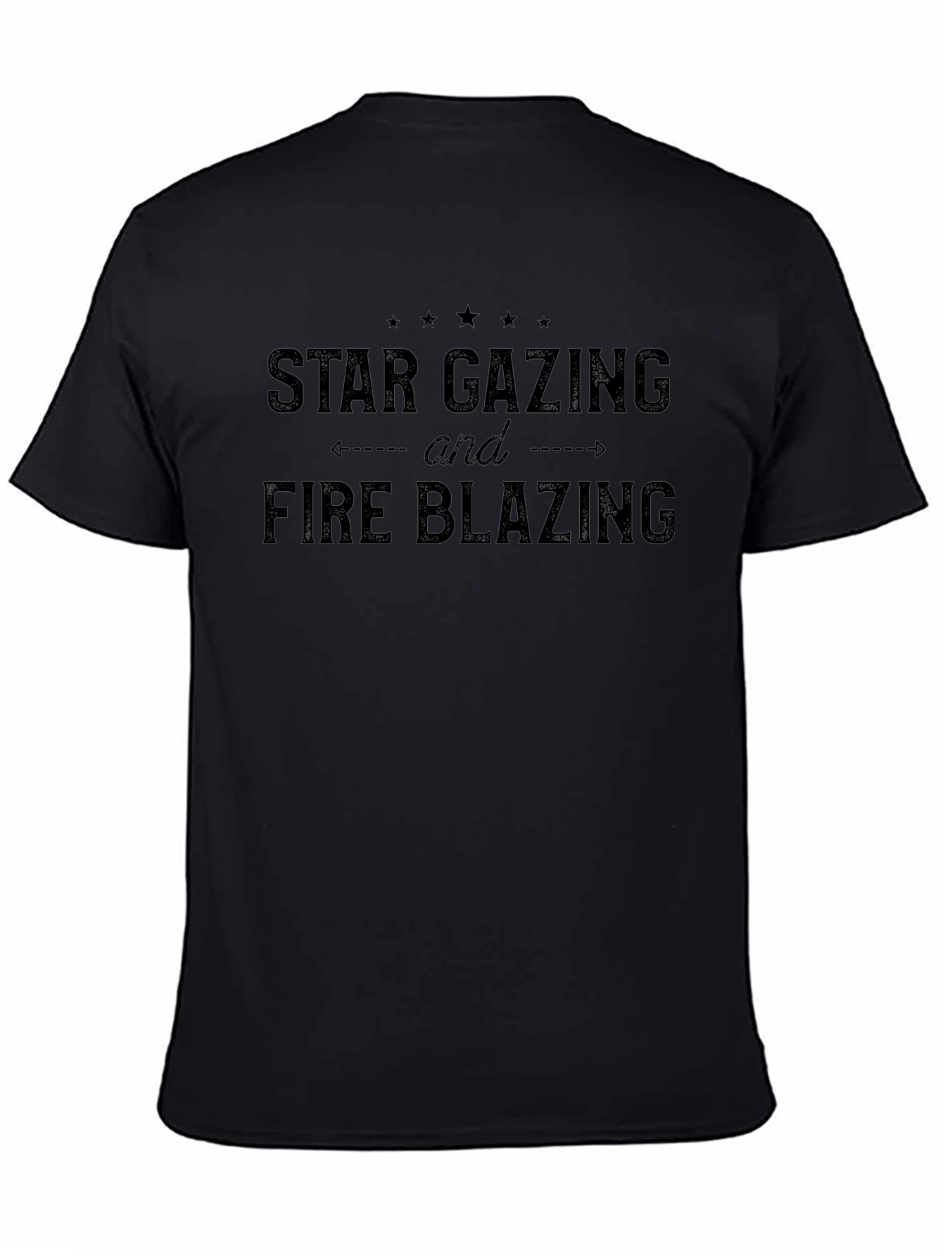 Star Gazing & Fire Blazing Graphic T-Shirt