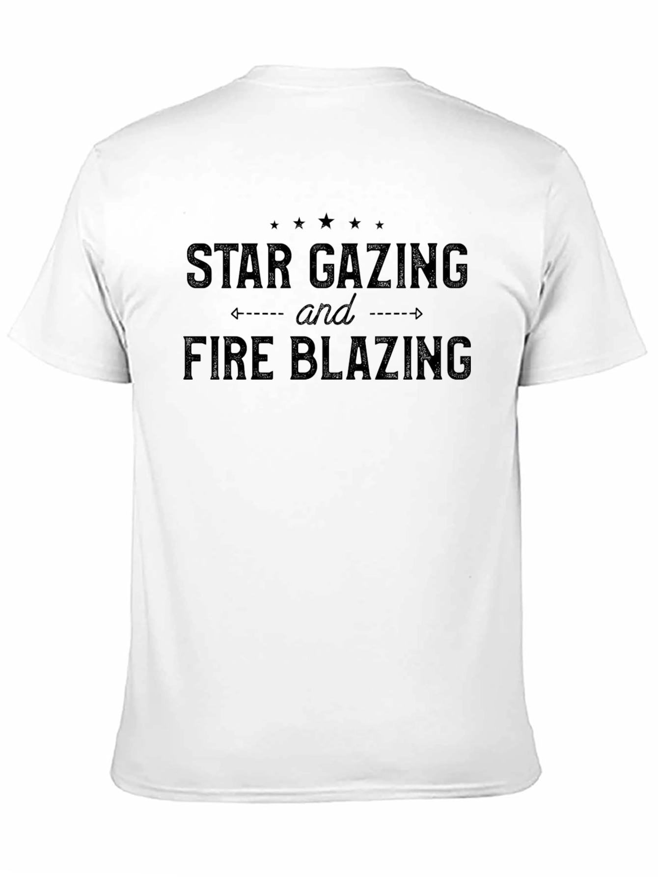 Star Gazing & Fire Blazing Graphic T-Shirt