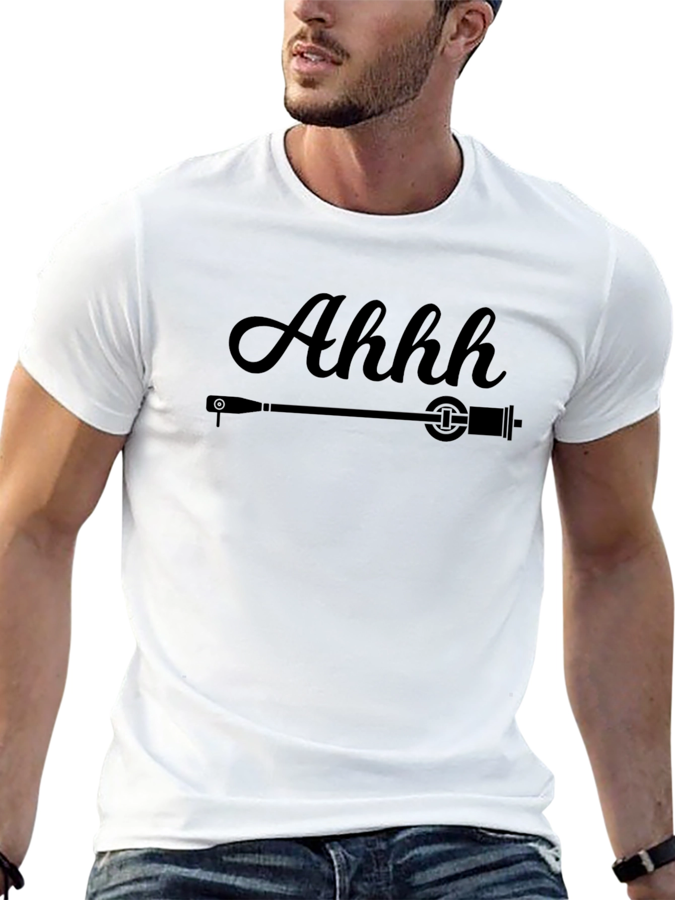 Ahhh Cannon T-Shirt - Black Graphic Tee
