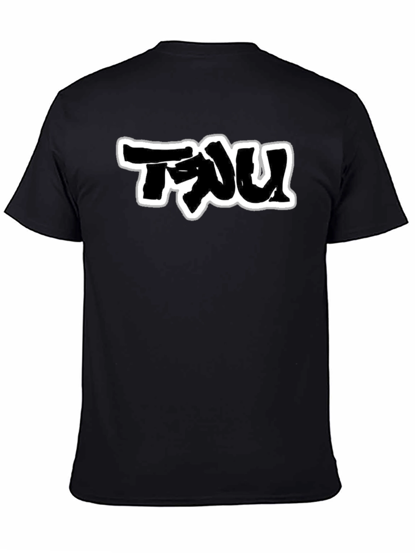 Graffiti Style Black T-Shirt