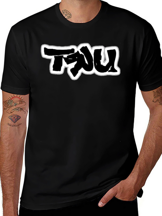 Graffiti Style Black T-Shirt