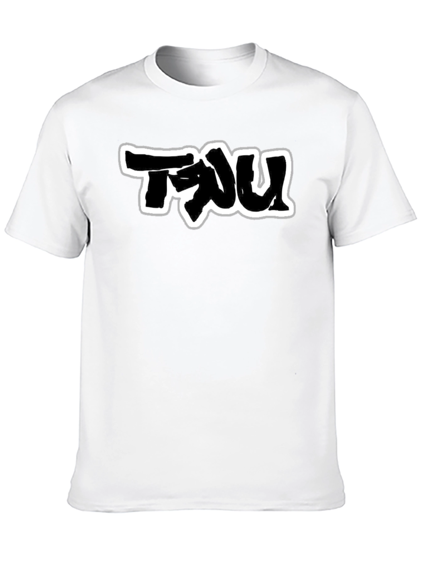 Graffiti Style Black T-Shirt
