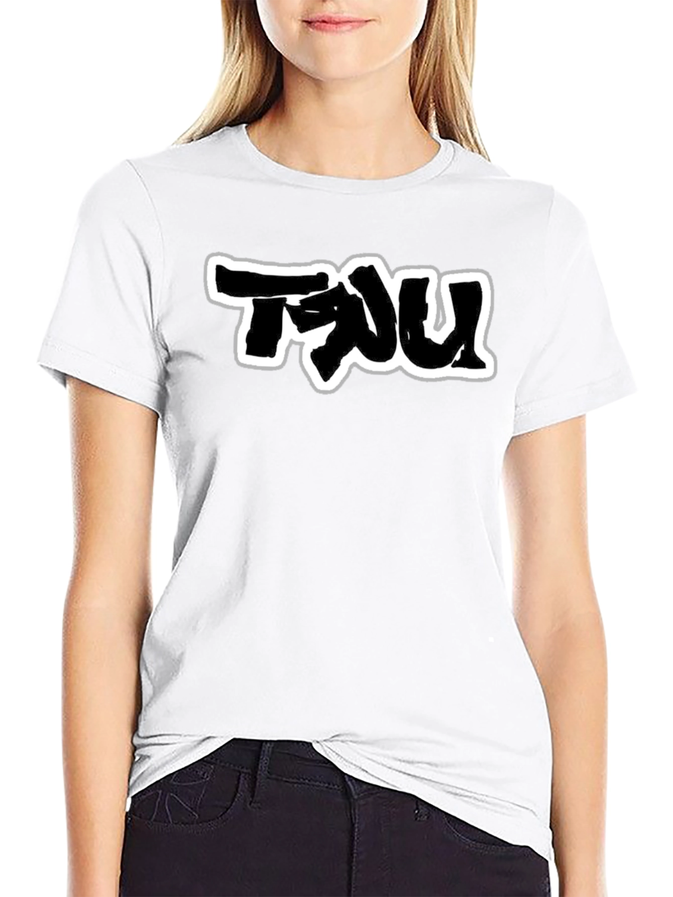 Graffiti Style Black T-Shirt