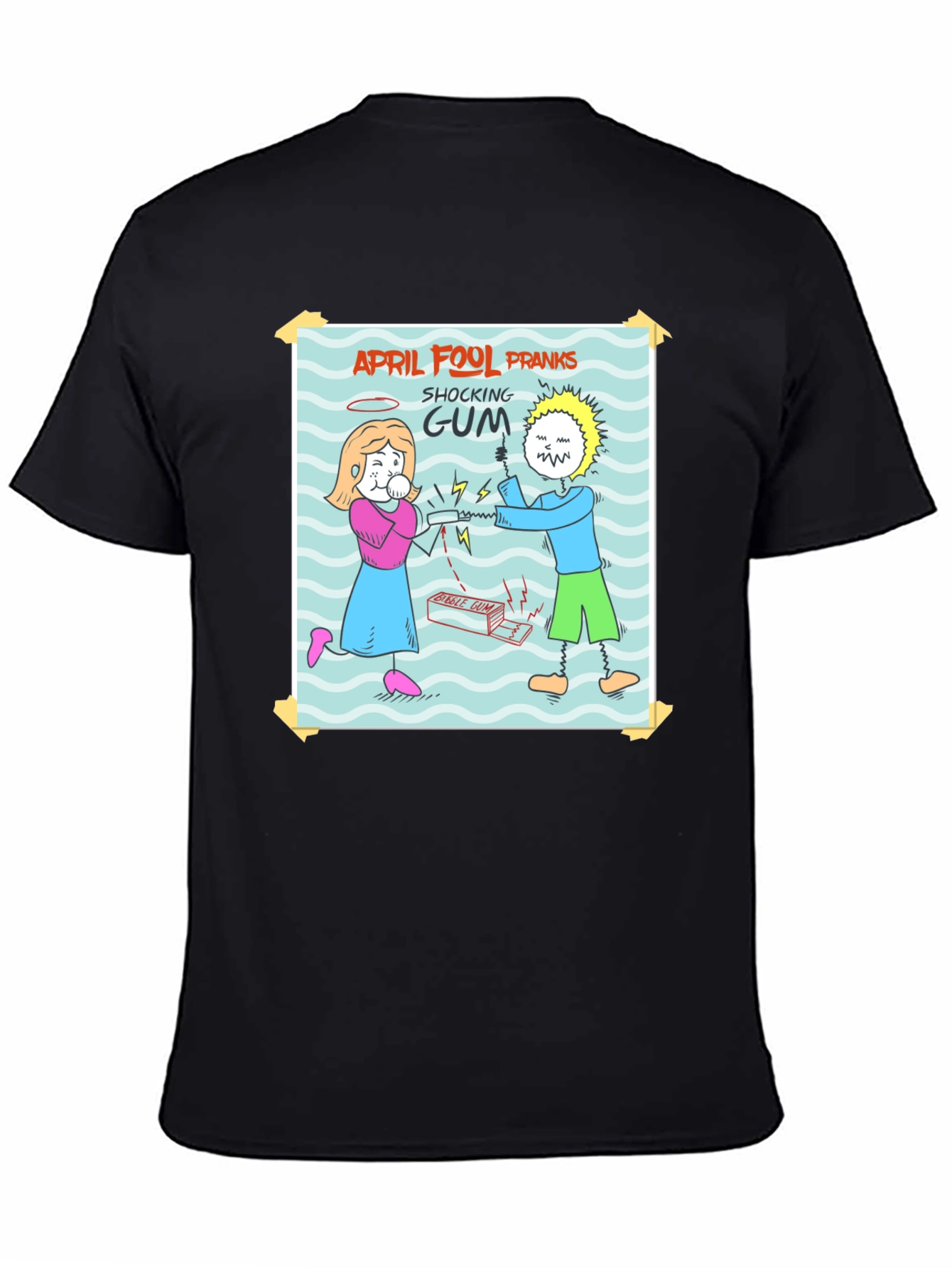 April Fools Day Shocking Gum Prank T-Shirt