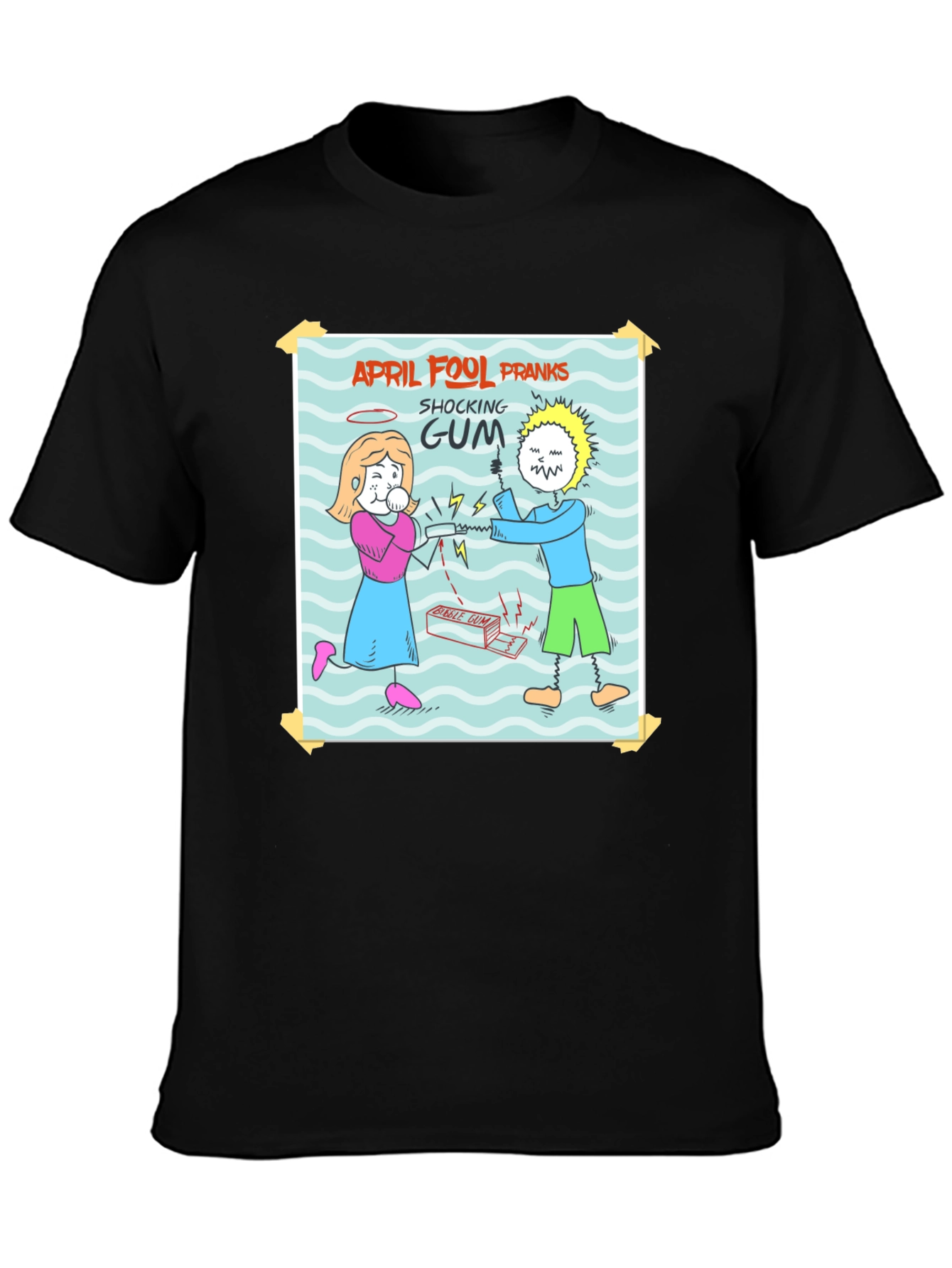 April Fools Day Shocking Gum Prank T-Shirt