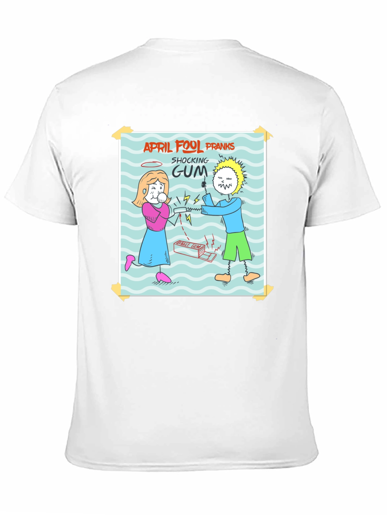 April Fools Day Shocking Gum Prank T-Shirt