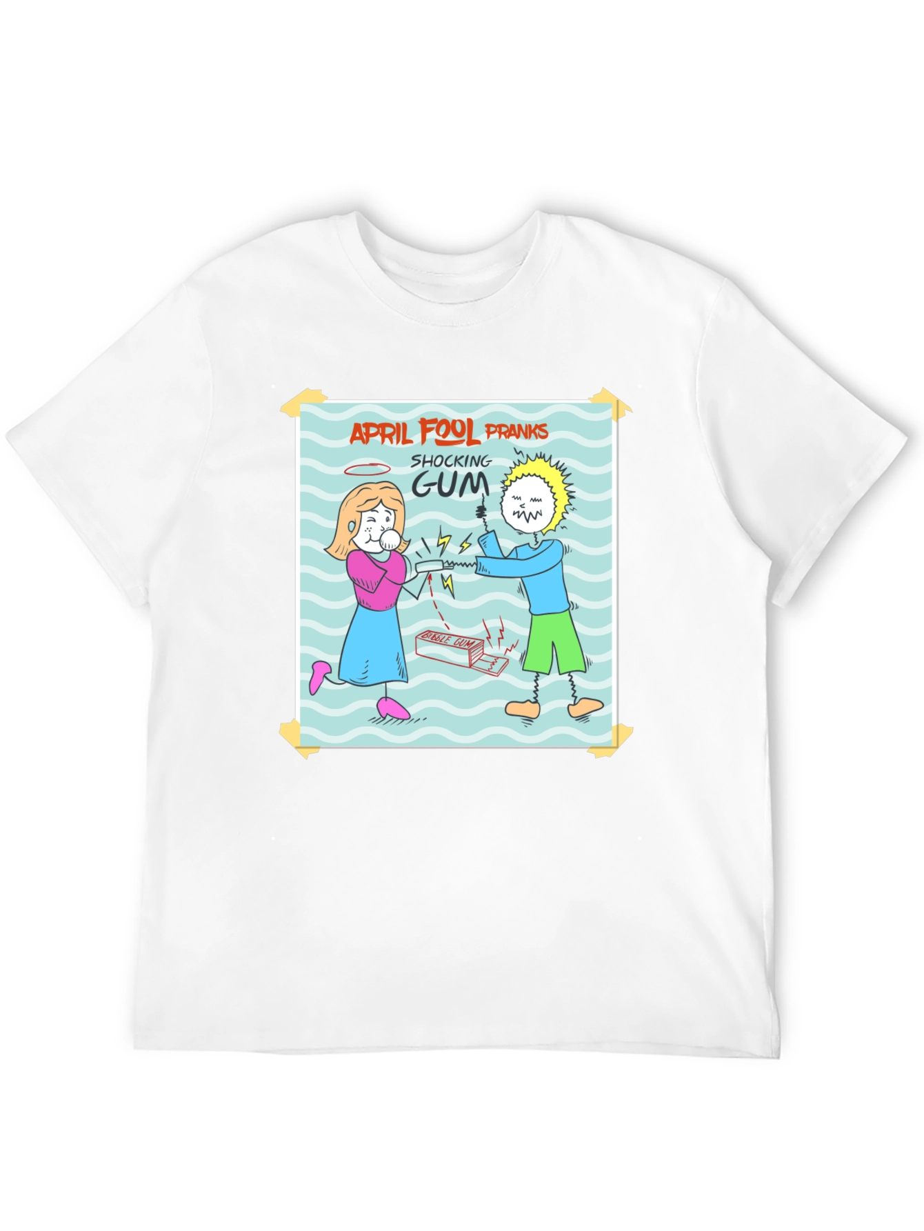 April Fools Day Shocking Gum Prank T-Shirt