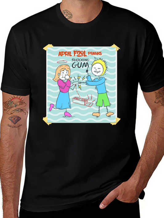 April Fools Day Shocking Gum Prank T-Shirt