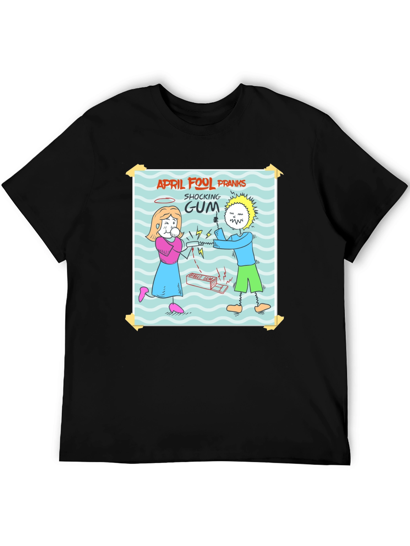 April Fools Day Shocking Gum Prank T-Shirt