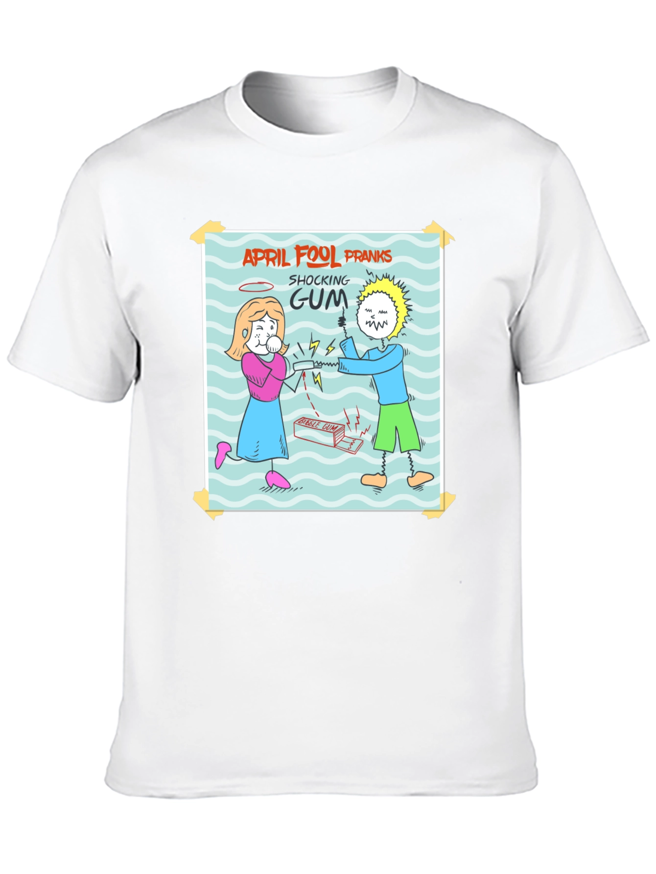 April Fools Day Shocking Gum Prank T-Shirt