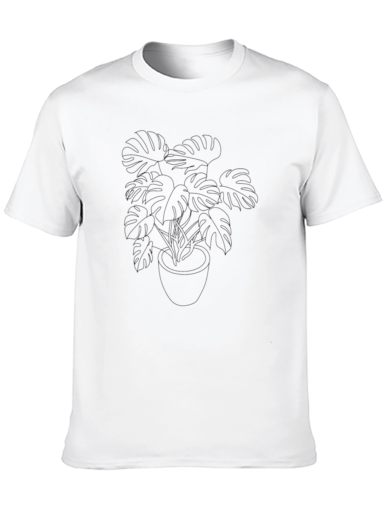 Mens Classic Solid Black T-Shirt
