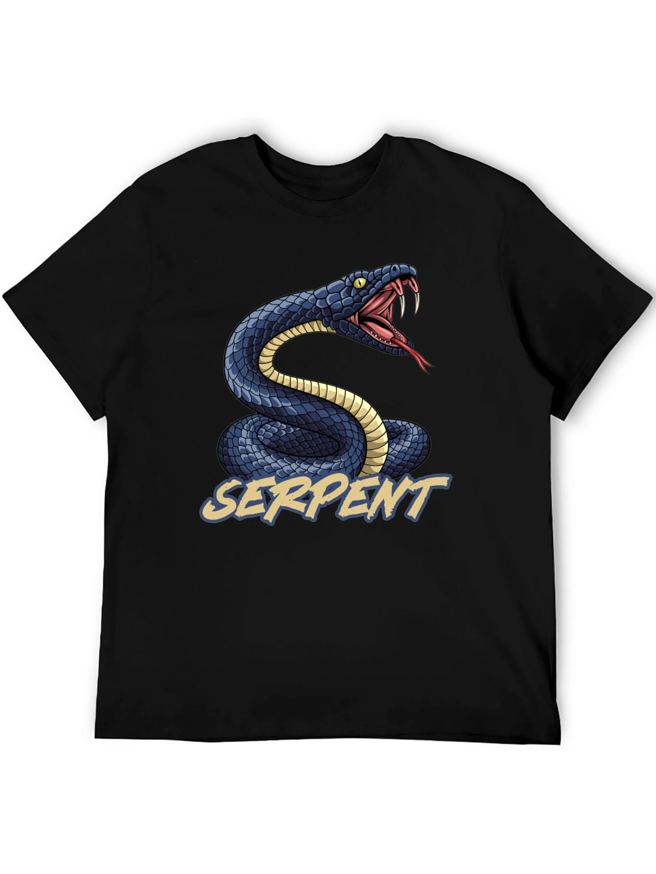 Serpent Graphic T-Shirt - Black