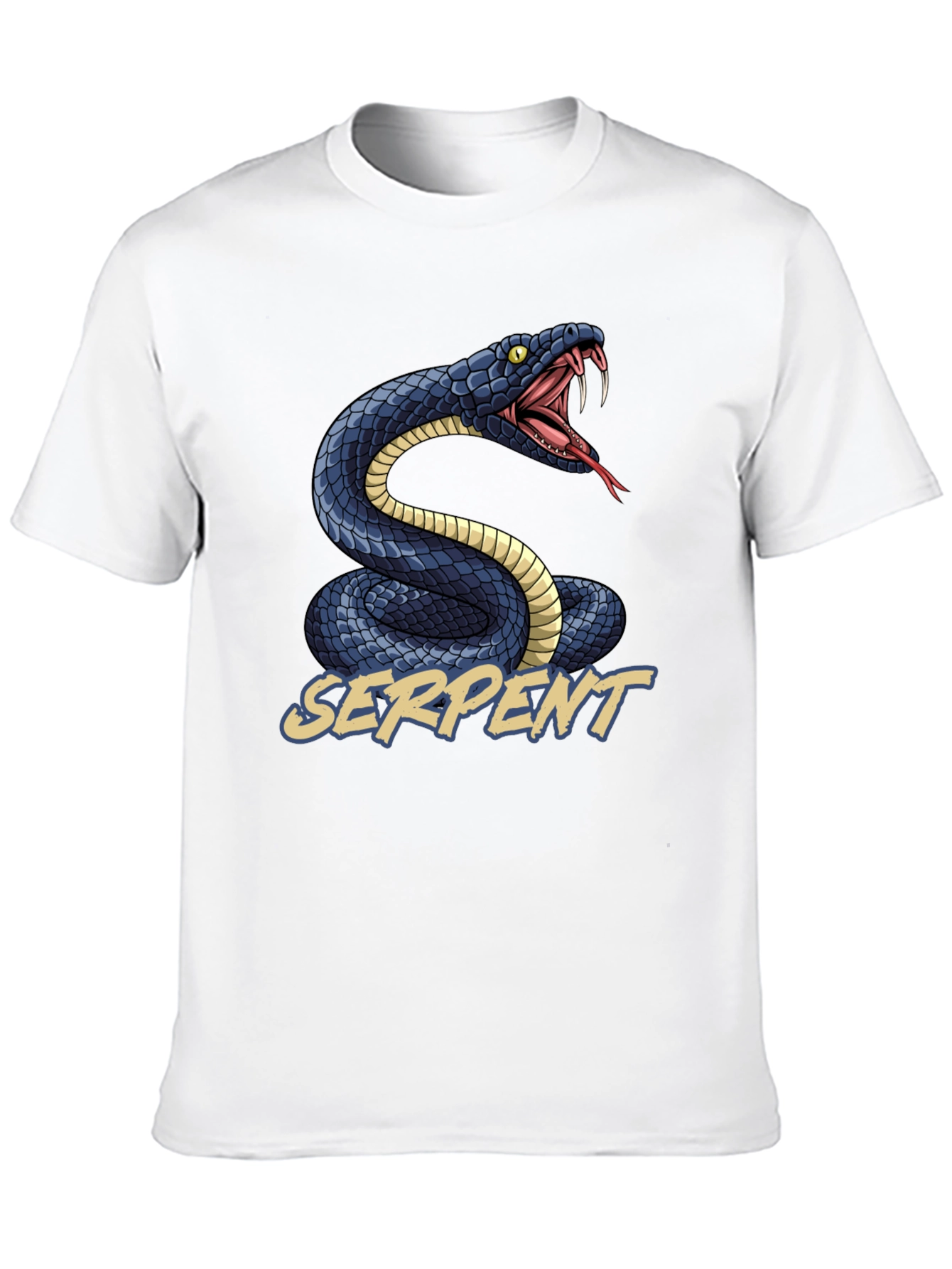Serpent Graphic T-Shirt - Black