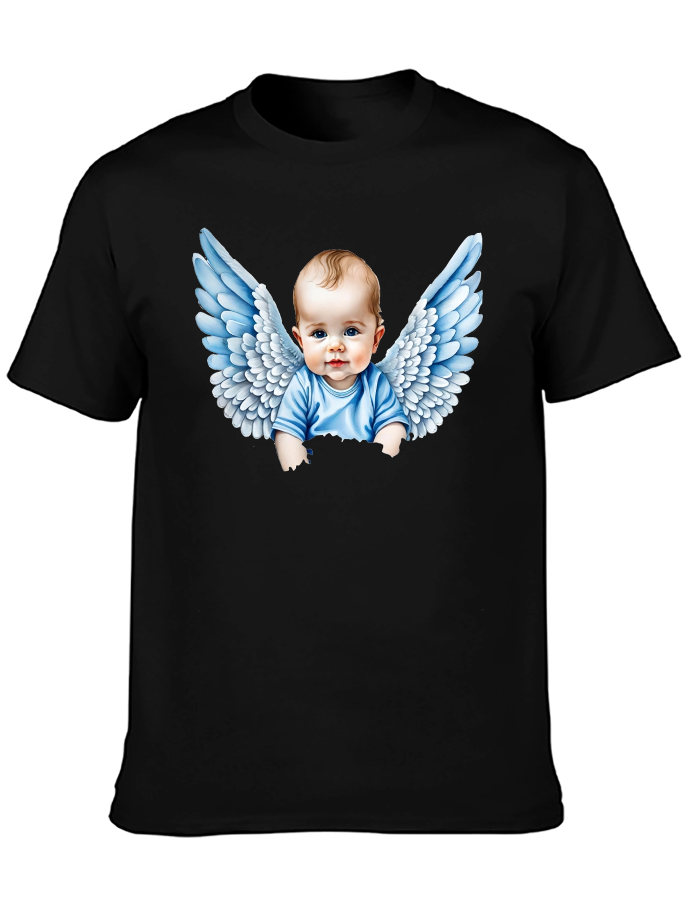 Angel Baby Graphic T-Shirt - Cute Infant Wings Design